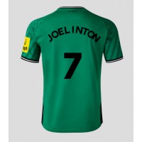 Billiga Newcastle United Joelinton #7 Borta fotbollskläder 2023-24 Kortärmad